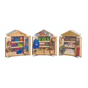 Cosy Direct Buiten Opberghuisjes – Set van 3