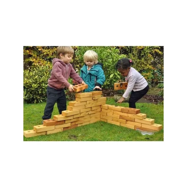 Cosy Direct Lichtgewicht Houten Bouwstenen - 30 stuks