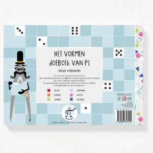 GrandPi Het vormen doeboek van Pi - ontdek vierkanten 7 GrandPi Het vormen doeboek van Pi - ontdek vierkanten achterkant