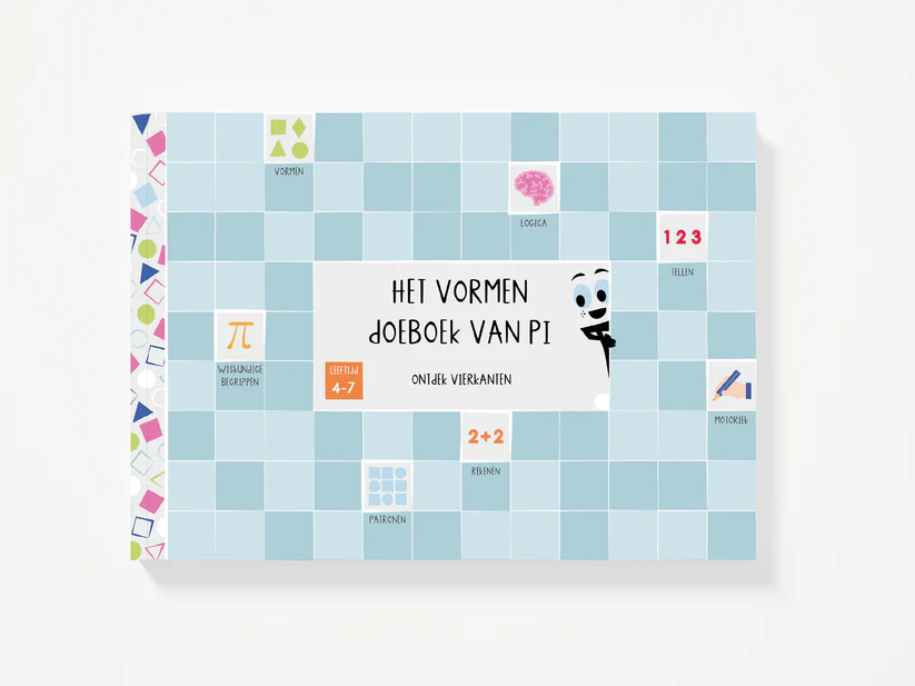 GrandPi Het vormen doeboek van Pi - ontdek vierkanten 3 GrandPi Het vormen doeboek van Pi - ontdek vierkanten