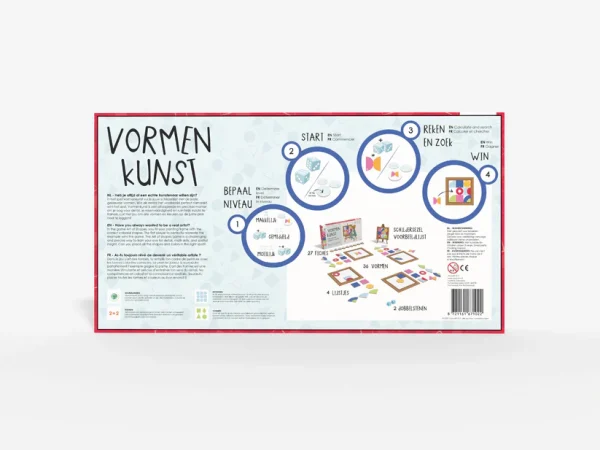 GrandPi Spel - Vormenkunst achterkant doos