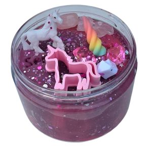 Natuurlijke speelklei eenhoorn met speelfiguren van SensoryFun