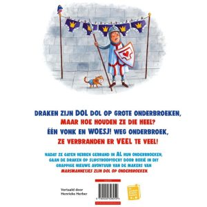 Draken zijn dol op onderbroeken achterkant