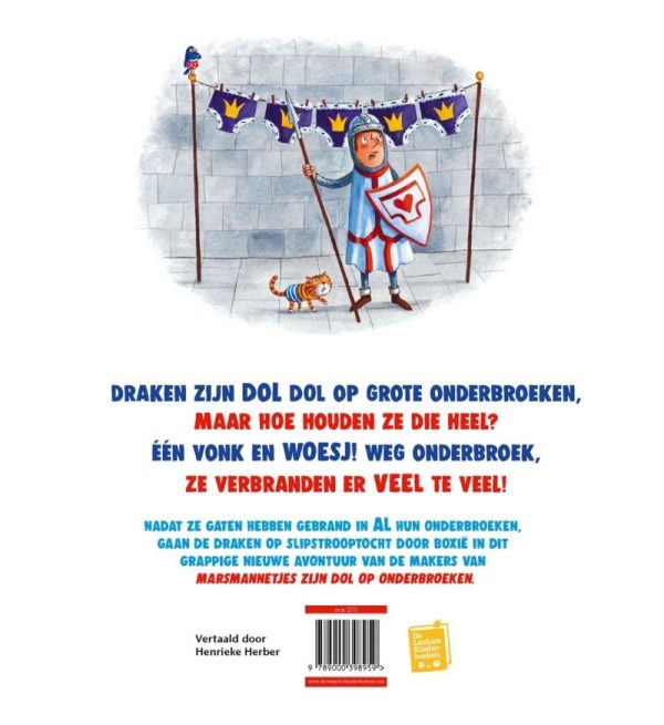 Draken zijn dol op onderbroeken achterkant
