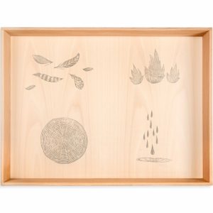 Grapat houten speelbak