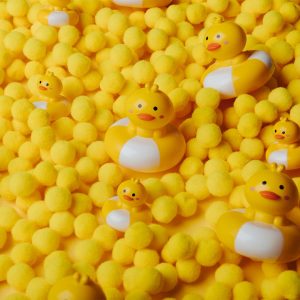Petit Boum Happy bubbles - Eend