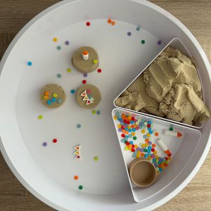 Sensorische speelbak feest