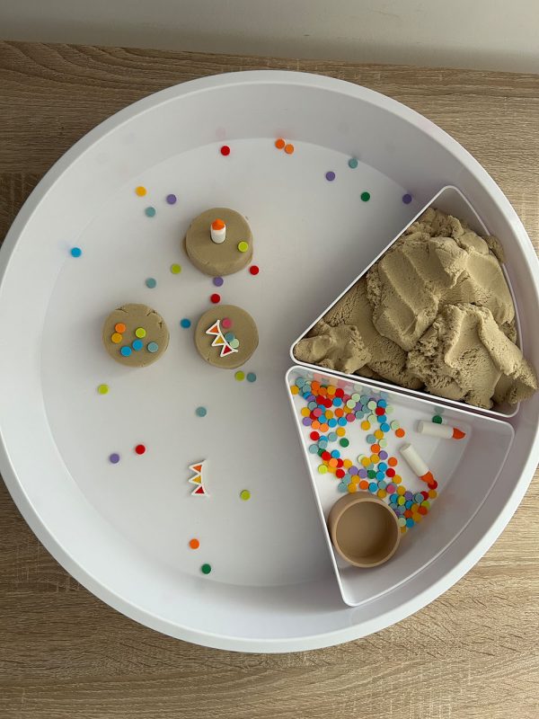 Sensorische speelbak feest