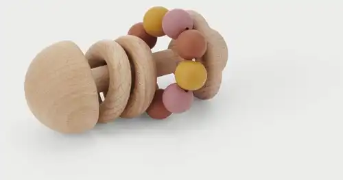 Tickit Silisoft Kralen Bijtspeelgoed - Neutrale Kleuren 3 Tickit Silisoft Kralen Bijtspeelgoed