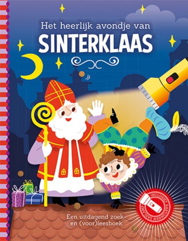 Zaklampboek - Het heerlijk avondje van Sinterklaas en Piet