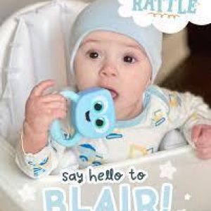 baby met Glo Pals Rammelaar Blair