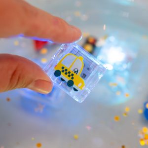 Glo Pals lichtgevende blokjes - auto