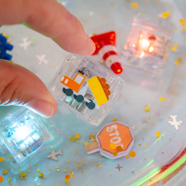 Glo Pals lichtgevende blokjes - auto