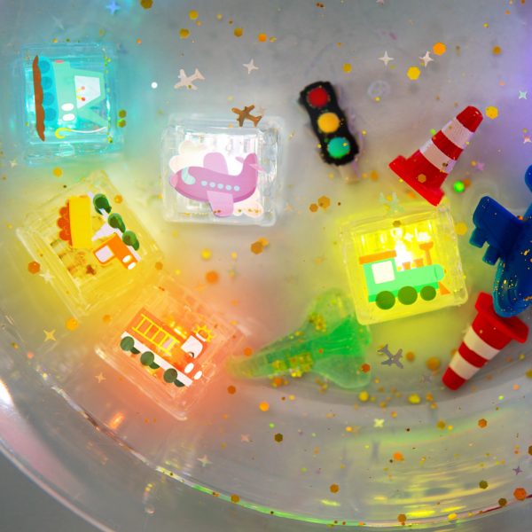 Glo Pals lichtgevende blokjes - auto