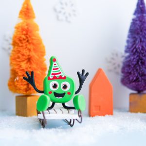 Glo Pals kerst speelvriendje inclusief 2 lichtgevende blokjes