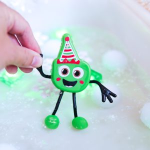 Glo Pals kerst speelvriendje inclusief 2 lichtgevende blokjes