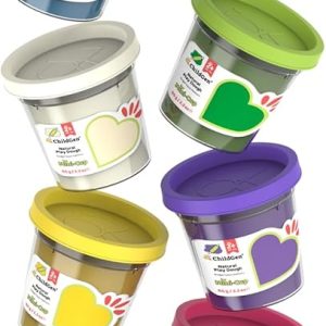 ChildGen – Natuurlijke Speelklei Mini Potjes (8 stuks)