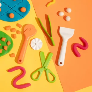 ChildGen – Speelklei Gereedschapsset Groen/Oranje