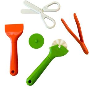 ChildGen – Speelklei Gereedschapsset Groen/Oranje