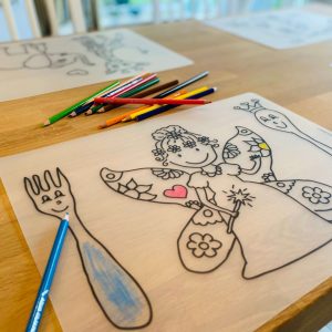 Herkleurbare placemat Vlinder Elfje