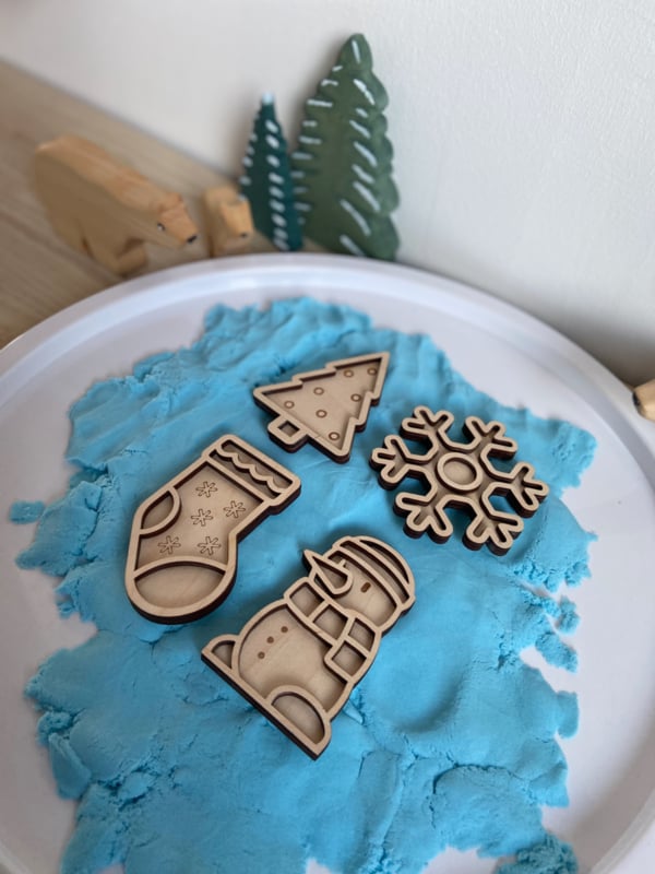 Kiddi Mini vulvormen set Winter 4 Kiddi Mini vulvormen set Winter