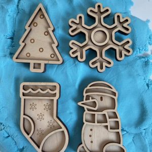 Kiddi Mini vulvormen set Winter 8 Kiddi Mini vulvormen set Winter