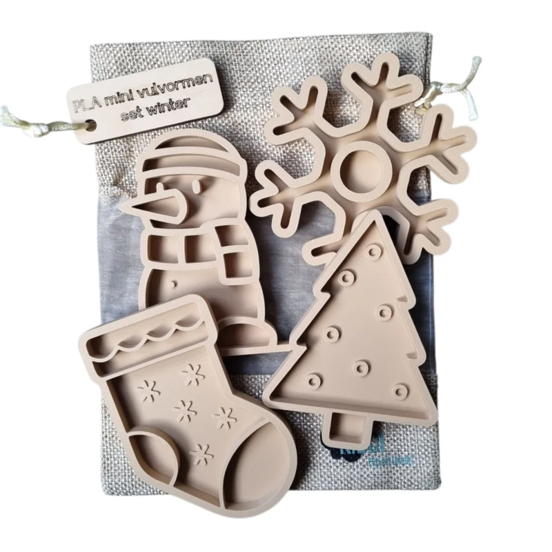 Kiddi Mini vulvormen set Winter 3 Kiddi Mini vulvormen set Winter