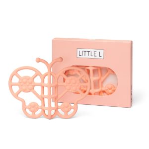 Little L - Bijtspeelgoed - Vlinder Roze