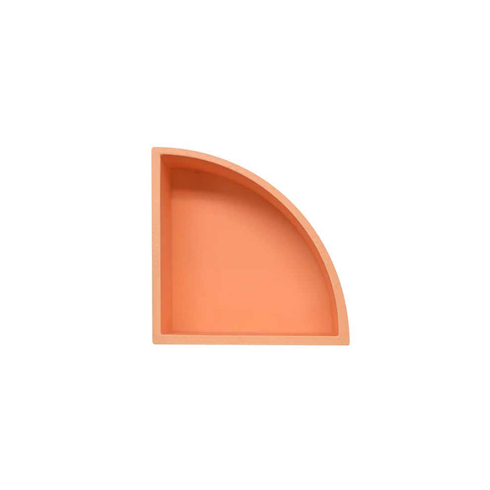 Grennn speelbakje 'mandigo' kwartcirkel - kleur naar keuze 14 Grennn speelbakje 'mandigo' kwartcirkel - pastel oranje