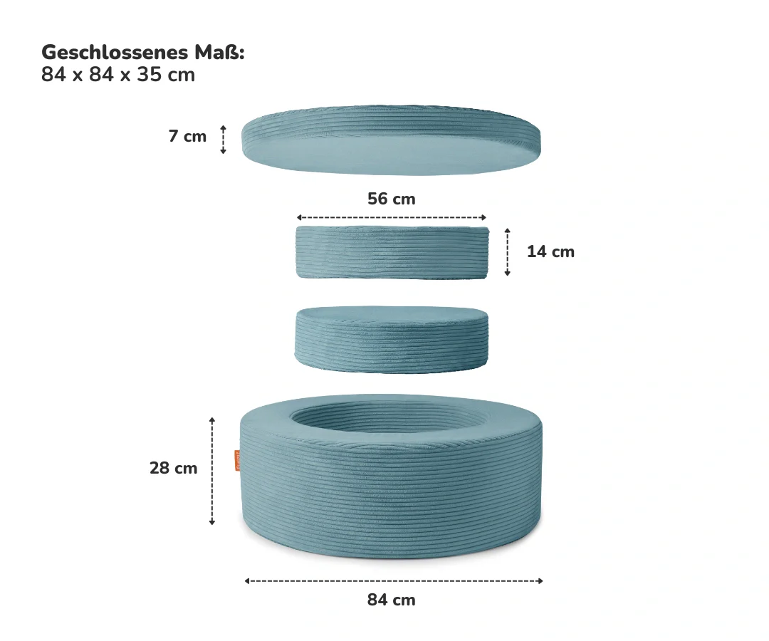 Funzy Donut 12 Funzy Donut afmetingen