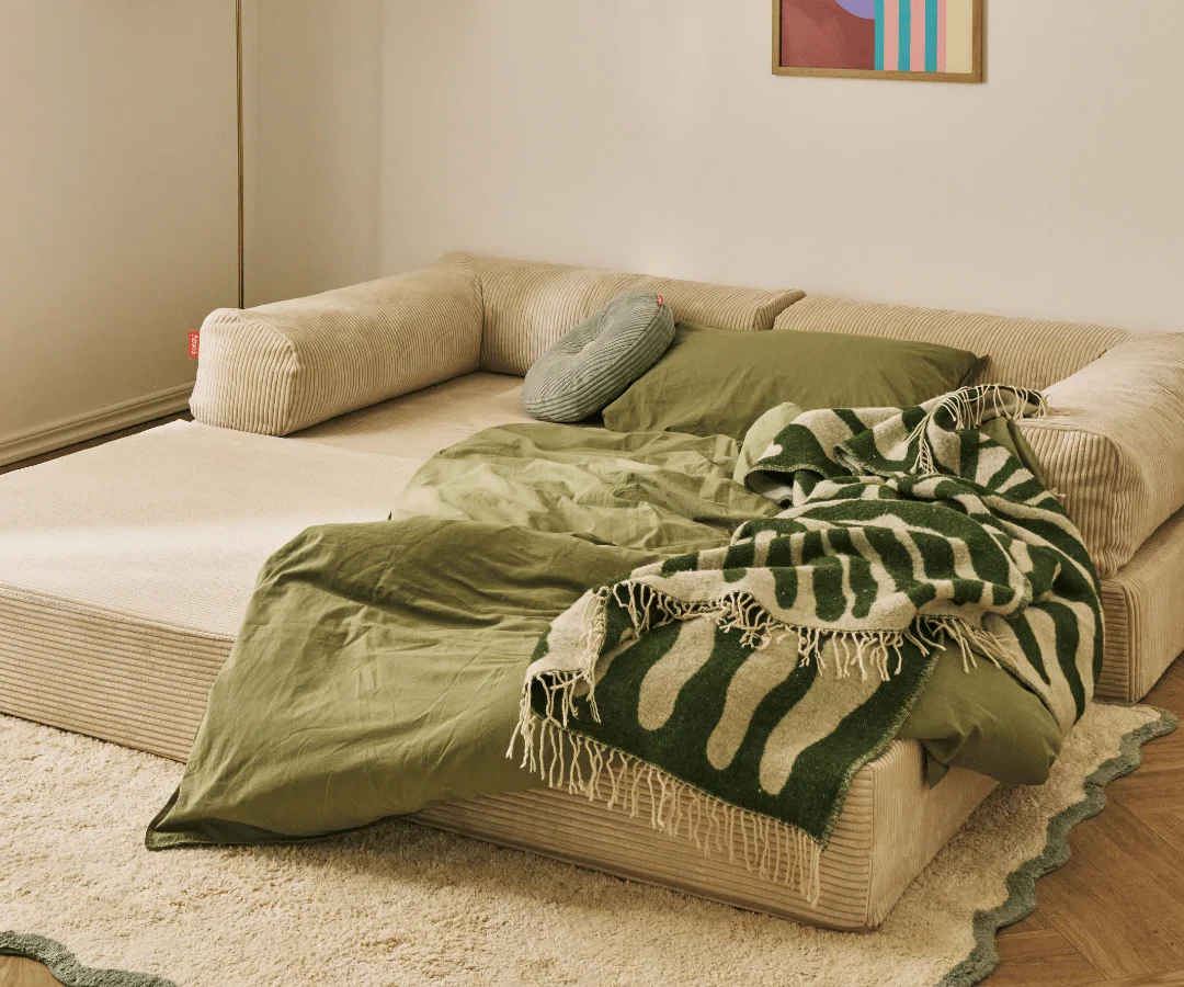 Funzy Familiebank 3 Funzy familiebank Koord Créme Beige