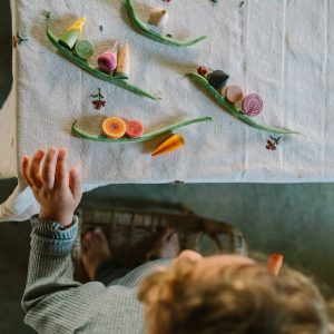 Grapat houten Groenten