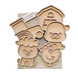 Kiddi Mini vulvormen set Boerderij