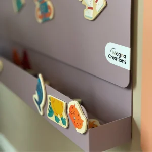 Magna Creations magneetbord opbergschap 9 Magna Creations magneetbord opbergschap paars