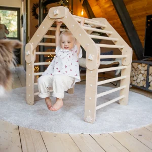 Multifunctioneel houten klimrek