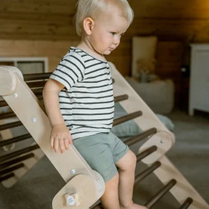 Multifunctioneel houten klimrek bruin