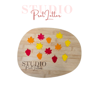 Studio Pretletter PLA Figuurtjes - Bladeren en Eikels