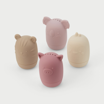 Tickit Silisoft Dierlijke Waterspuiters (Aarde Kleuren) 3 Tickit Silisoft Dierlijke Waterspuiters (Aarde Kleuren)