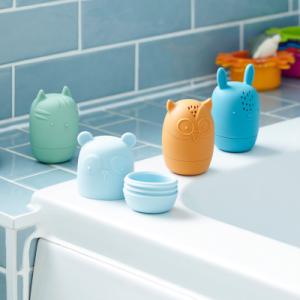 Tickit Silisoft Dierlijke Waterspuiters (Neutrale Kleuren)