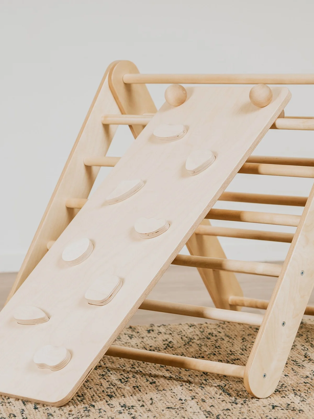 Verstelbare 2-in-1 Klimdriehoek / Klimwand 8 Verstelbare 2-in-1 Klimdriehoek