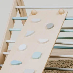 Verstelbare 2-in-1 Klimdriehoek / Klimwand 21 Verstelbare 2-in-1 Klimdriehoek pastel