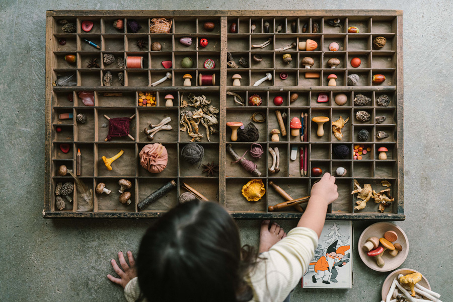 Grapat Houten Paddenstoelen 6 Grapat Houten Paddenstoelen