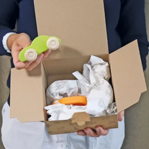 Grimm's Gekleurde Houten Auto's - 6 stuks