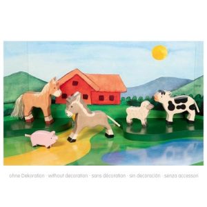 Holztiger Boerderijdieren - 5 stuks
