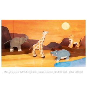 Holztiger Wilde Dieren - 4 stuks