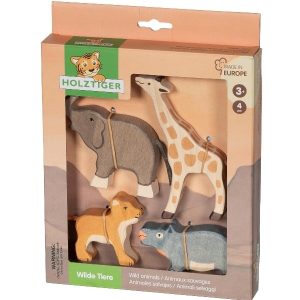 Holztiger Wilde Dieren - 4 stuks