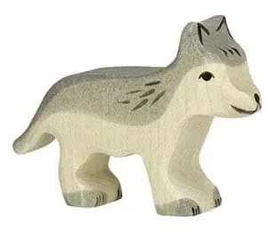 Holztiger Wolf Welpje