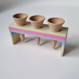 Kiddi Puntijsjes Houder - Triple voor mini ijsjes