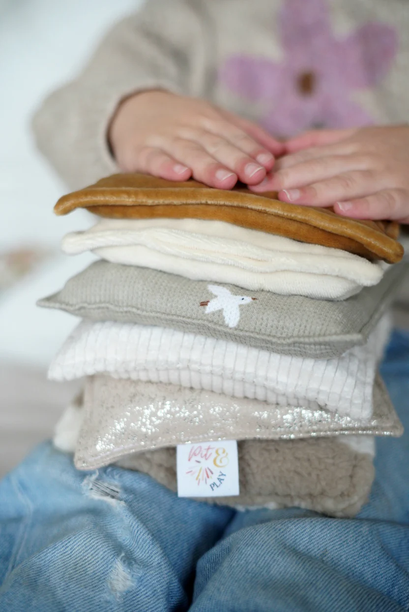 Sensorische pittenzakjes Natural spark 3 Sensorische pittenzakjes Natural spark