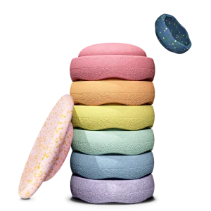 Stapelstein Rainbow Pastel Set Water Lily